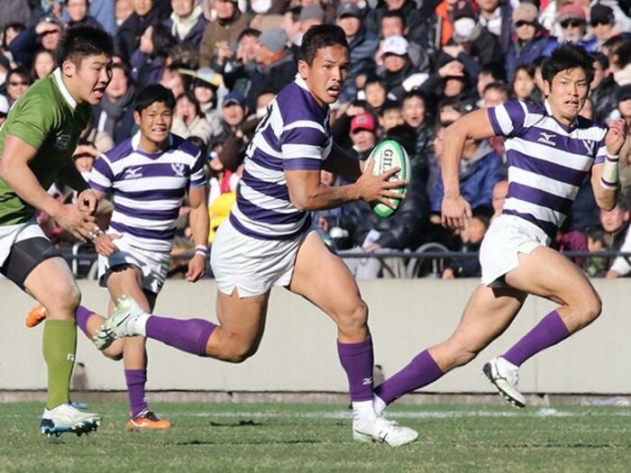 19年ぶりラグビー大学日本一へ!明大で花開く早熟の天才、梶村祐介。<Number Web> photograph by Nobuhiko Otomo
