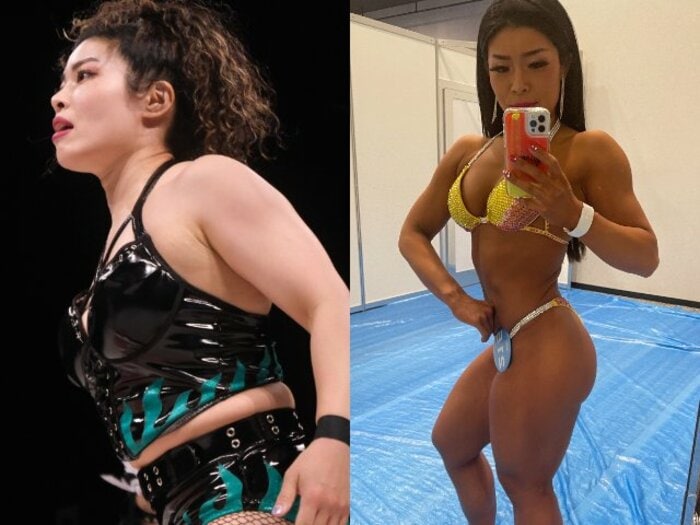 「圧倒される肉体美」を目指す新人女子プロレスラー…コンテストにも出場するZONESが語る“理想像”「実は体重が10kg減ったんです」<Number Web> photograph by Norihiro Hashimoto、本人提供