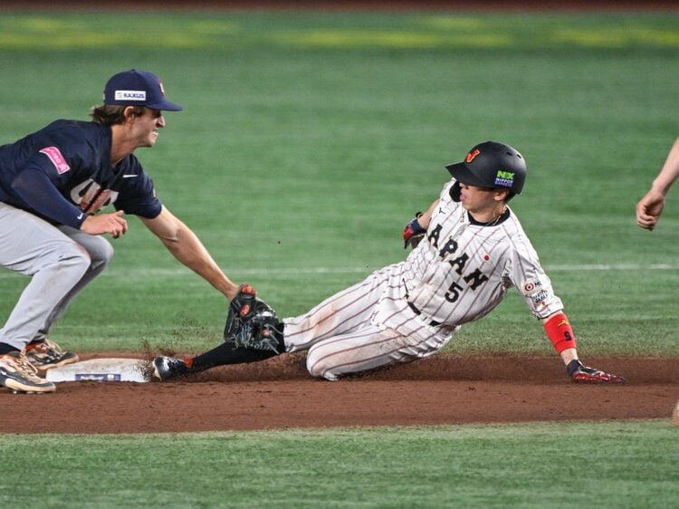 クセに注目しすぎて」超速・五十幡亮汰はなぜプレミア12米国戦で盗塁死