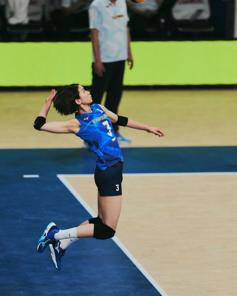 古賀紗理那（VNLセルビア戦）©︎Yuki Suenaga