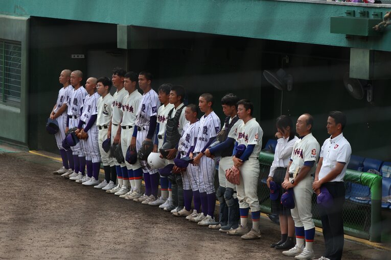 智弁和歌山に敗れた和歌山南陵を含む連合チーム　©Fumi Sawai