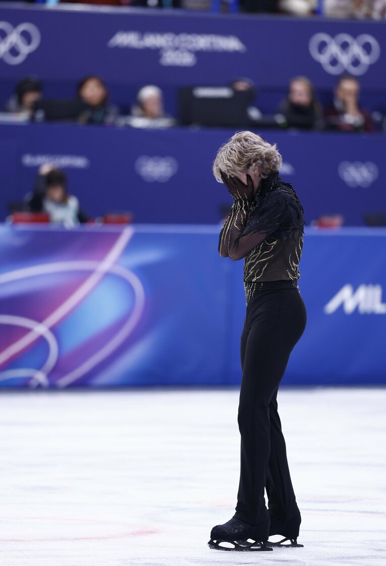 【五輪フィギュアの魔物】ミラノ・コルティナ五輪でのマリニン（写真は右に続きます）　©Sunao Noto/JMPA