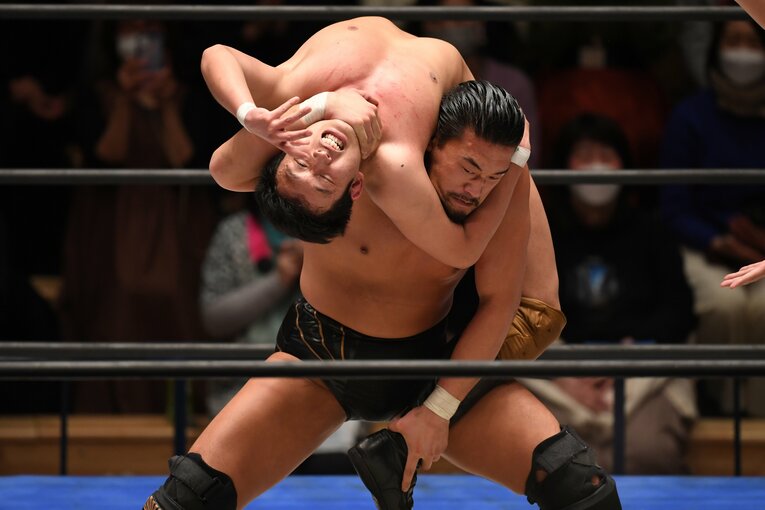 1月3日のDDT。樋口和貞vs岡谷英樹