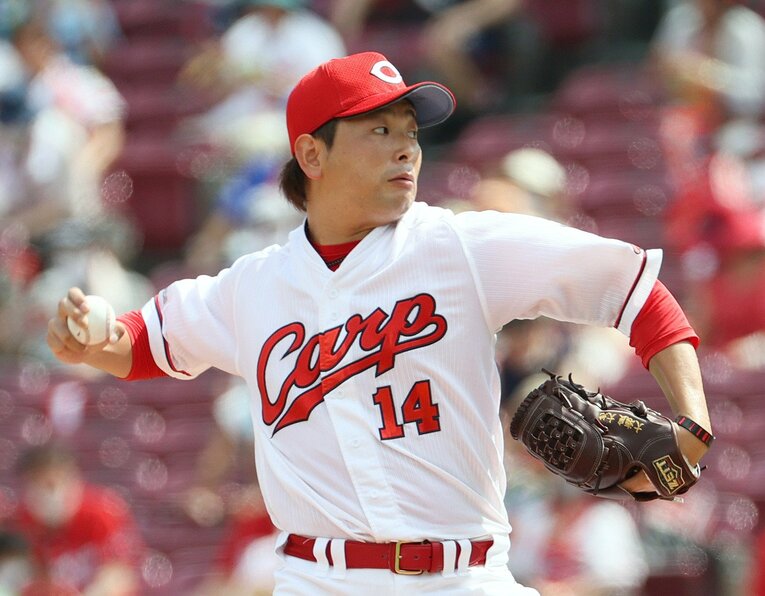 2020年9月5日のDeNA戦にて　©JIJI PRESS