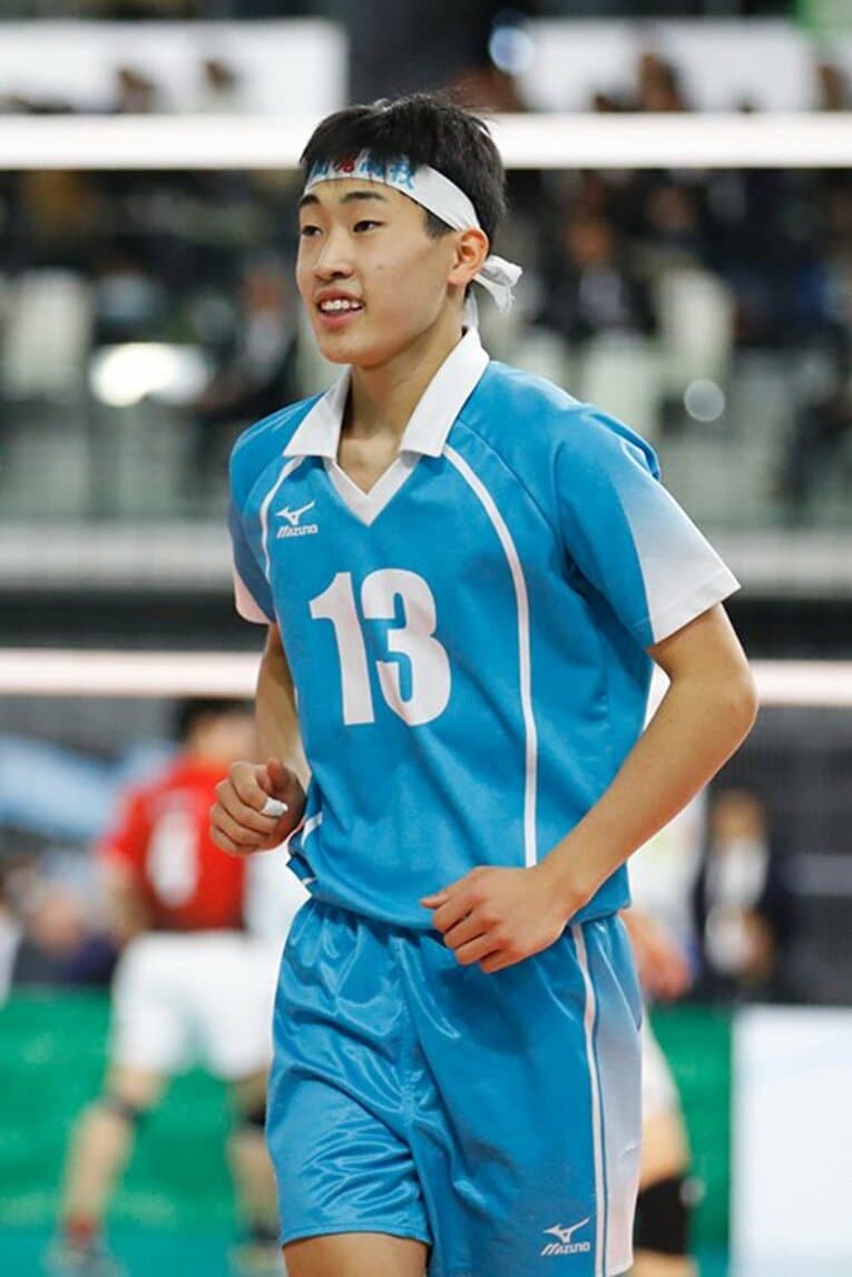 1年生から正セッターとして活躍した前田　©AFLO SPORT