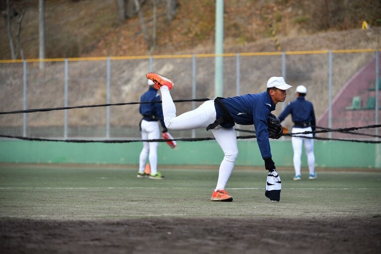 大阪桐蔭の練習風景（2022年）　©︎Hideki Sugiyama