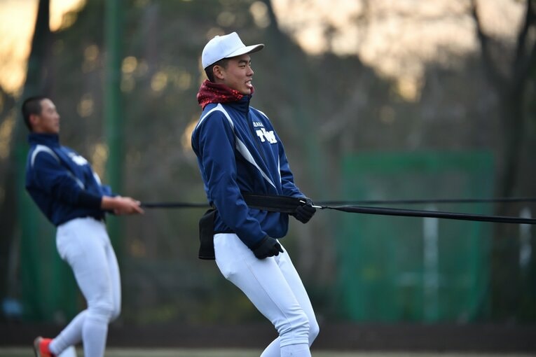 大阪桐蔭の練習風景（2022年）　©︎Hideki Sugiyama