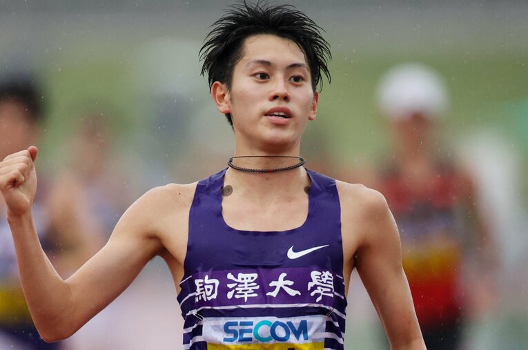 3月で駒大を卒業する唐澤拓海。1万ｍ27分台の記録を持ち周囲からは「天才」との呼び声も高いランナーだが、大学生活は紆余曲折があったという ／ photograph by AFLO