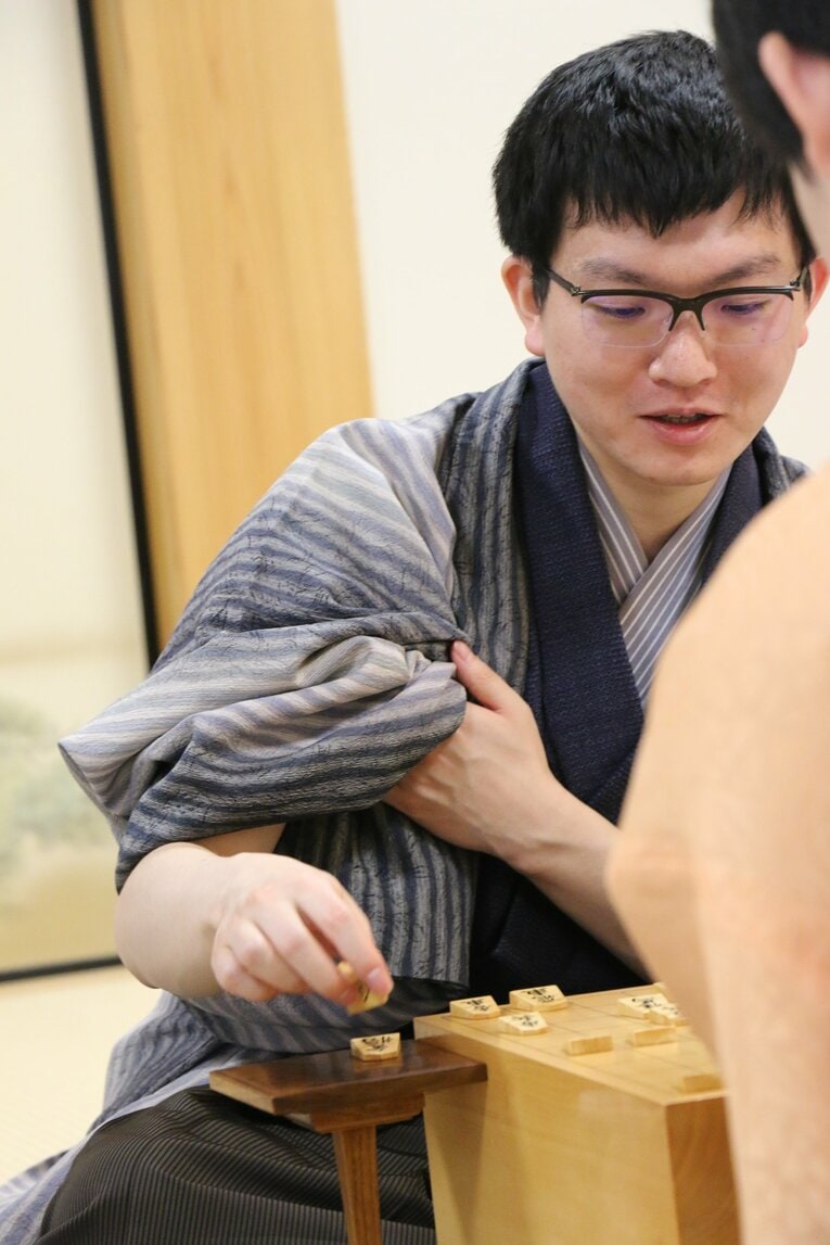 王将戦第7局の様子（写真は右に続きます）　©Shintaro Okawa
