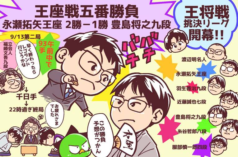 22年9月の将棋ハイライト　©Junsei Chida