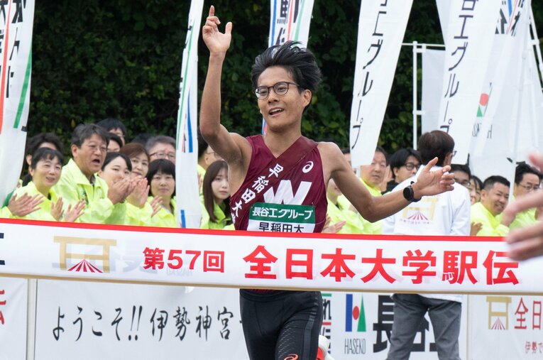 昨年11月の全日本大学駅伝ではあの渡辺康幸さんの記録を更新するなど好走したが…　©Tadashi Hosoda