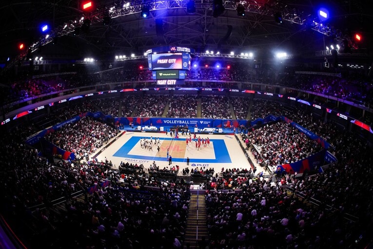 VNLフランス戦　©︎Volleyball World