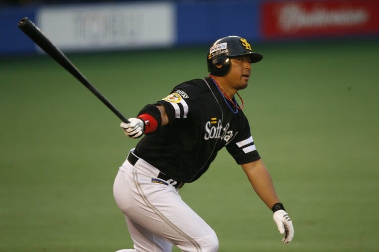 2007年クライマックスシリーズでの松中信彦　(C)Naoya Sanuki