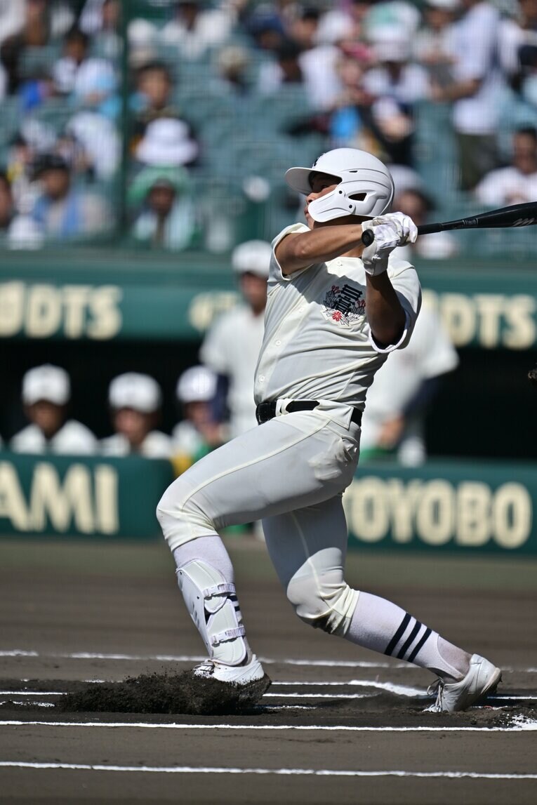 日大三の田中も2年生。打者として目を見張る活躍を見せた　©Hideki Sugiyama