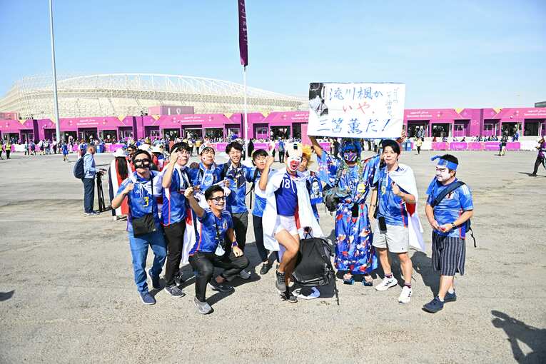 サポーター　©Takuya Kaneko/JMPA