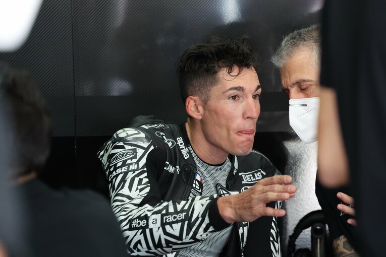 アプリリア6年目にして初優勝を遂げたアレイシ・エスパルガロ　photograph by Satoshi Endo