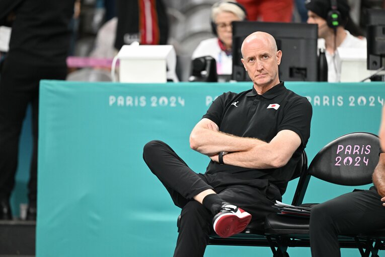 日本チームを率いたトム・ホーバスHC　©︎Kaoru Watanabe/JMPA