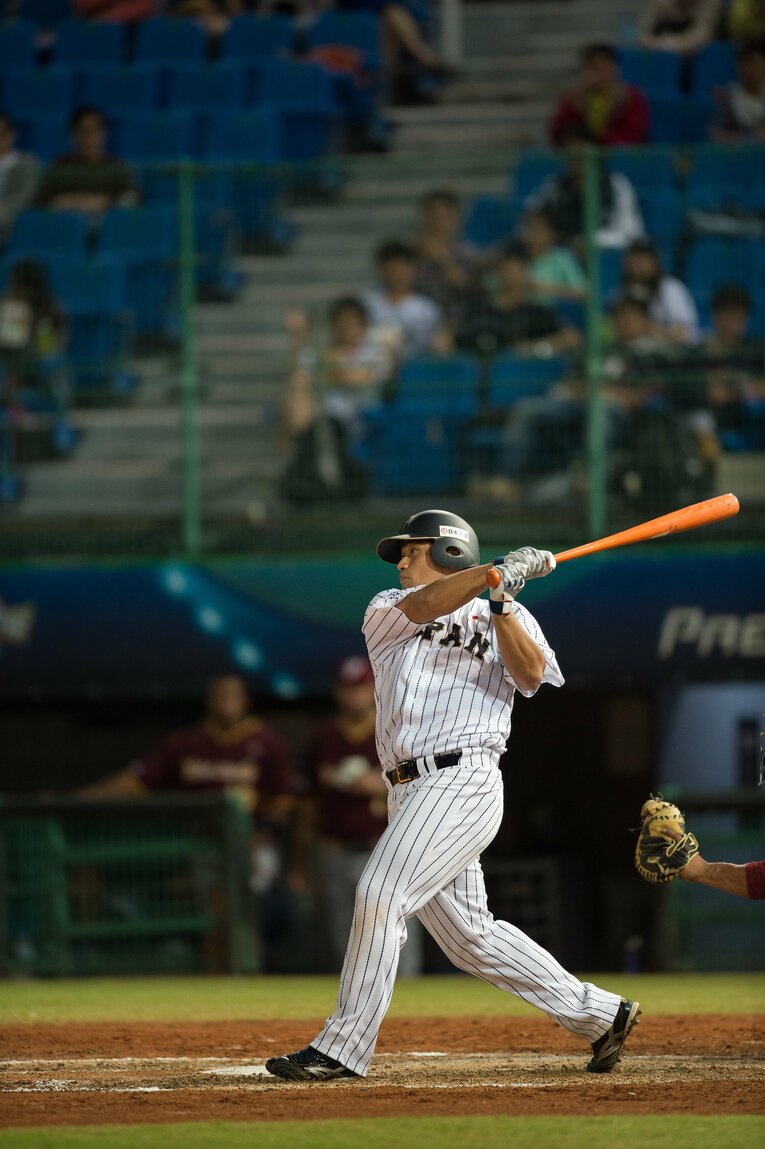 中日時代の平田良介　©BUNGEISHUNJU