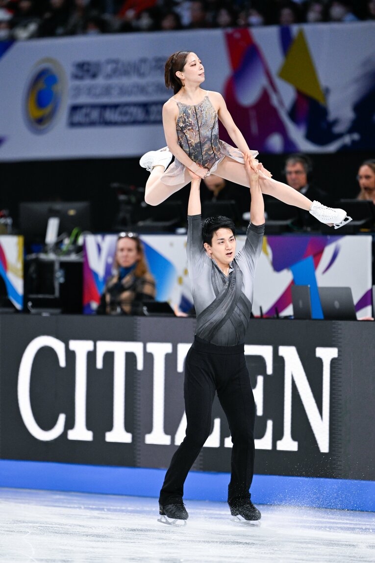 りくりゅうがGPファイナルで見せた美しい演技　©Asami Enomoto