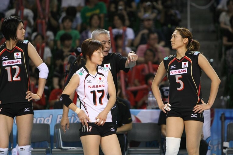 木村沙織、佐野優子、柳本晶一、高橋みゆき（2007年）©︎Toshiya Kondo