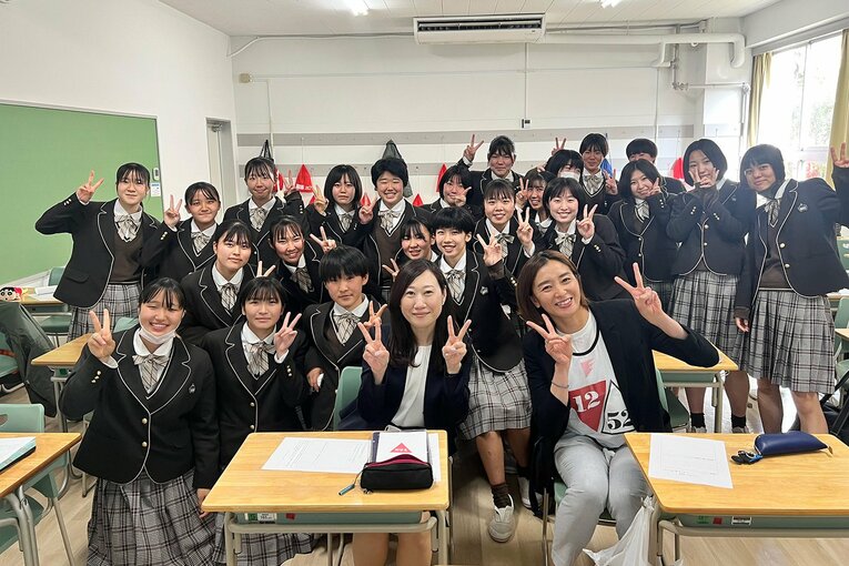 日本体育大学桜華高等学校での講演にて