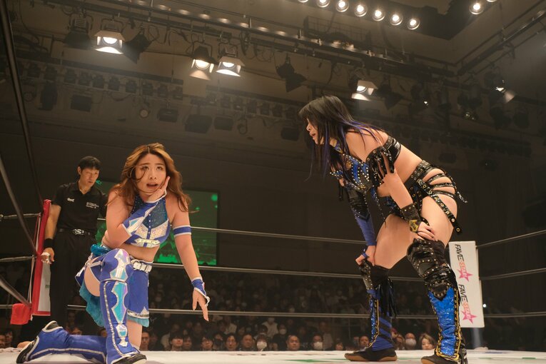 スターダムの大学生レスラー・妃南　©Norihiro Hashimoto