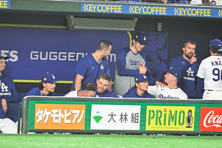 日本開幕シリーズでの大谷翔平　©Nanae Suzuki