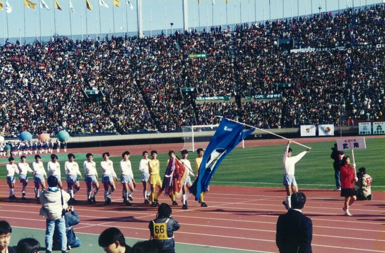 第71回大会の入場シーン