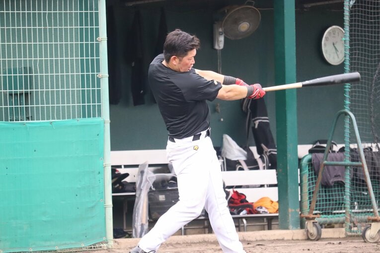 現在の二橋さん。今季から三菱重工East→Westに移籍し、30歳となったいまも現役を続けている　©Genki Taguchi