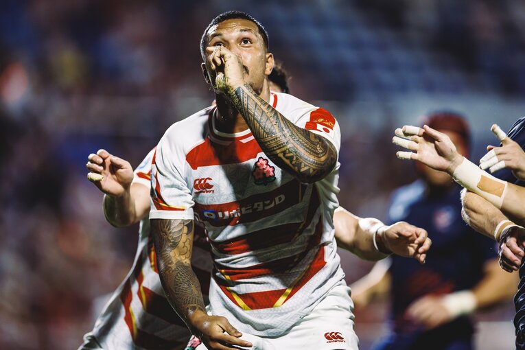 WTBマロ・ツイタマ（静岡ブルーレヴズ）©︎Kiichi Matsumoto