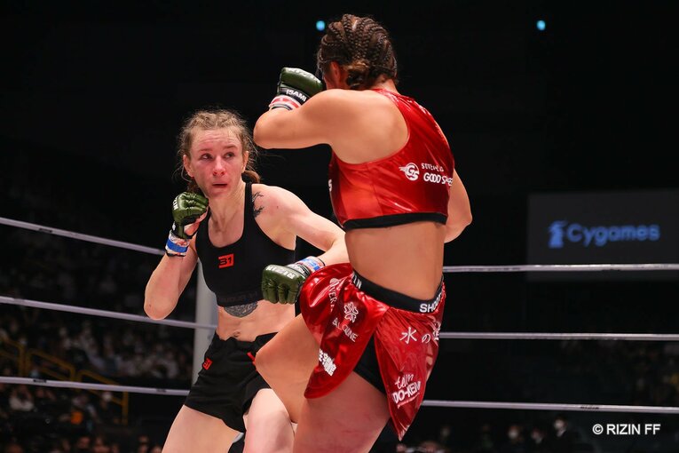 アナスタシアはRIZIN初参戦ながら、予想以上の実力を見せた　©RIZIN FF
