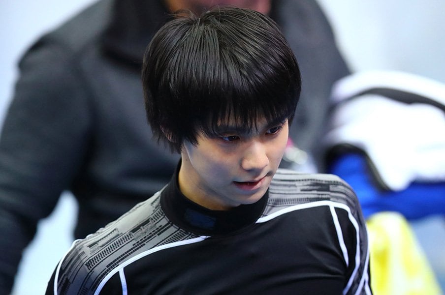 羽生結弦の不在を痛感したNHK杯。日本勢が17年ぶりにメダルを逃す。<Number Web> photograph by Naoki Nishimura/AFLO SPORT