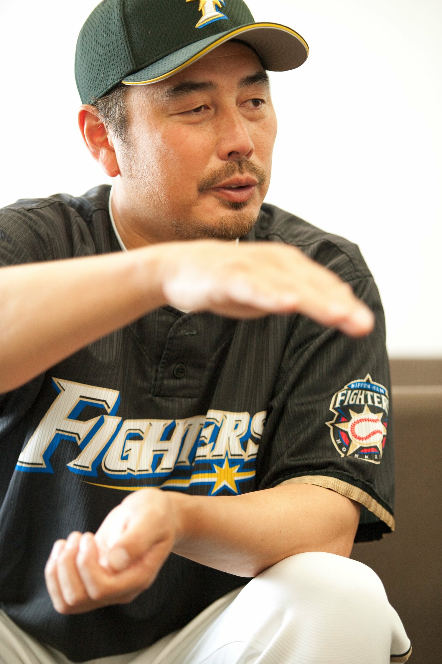 2012年、日本ハム時代の吉井コーチ　©Sports Graphic Number