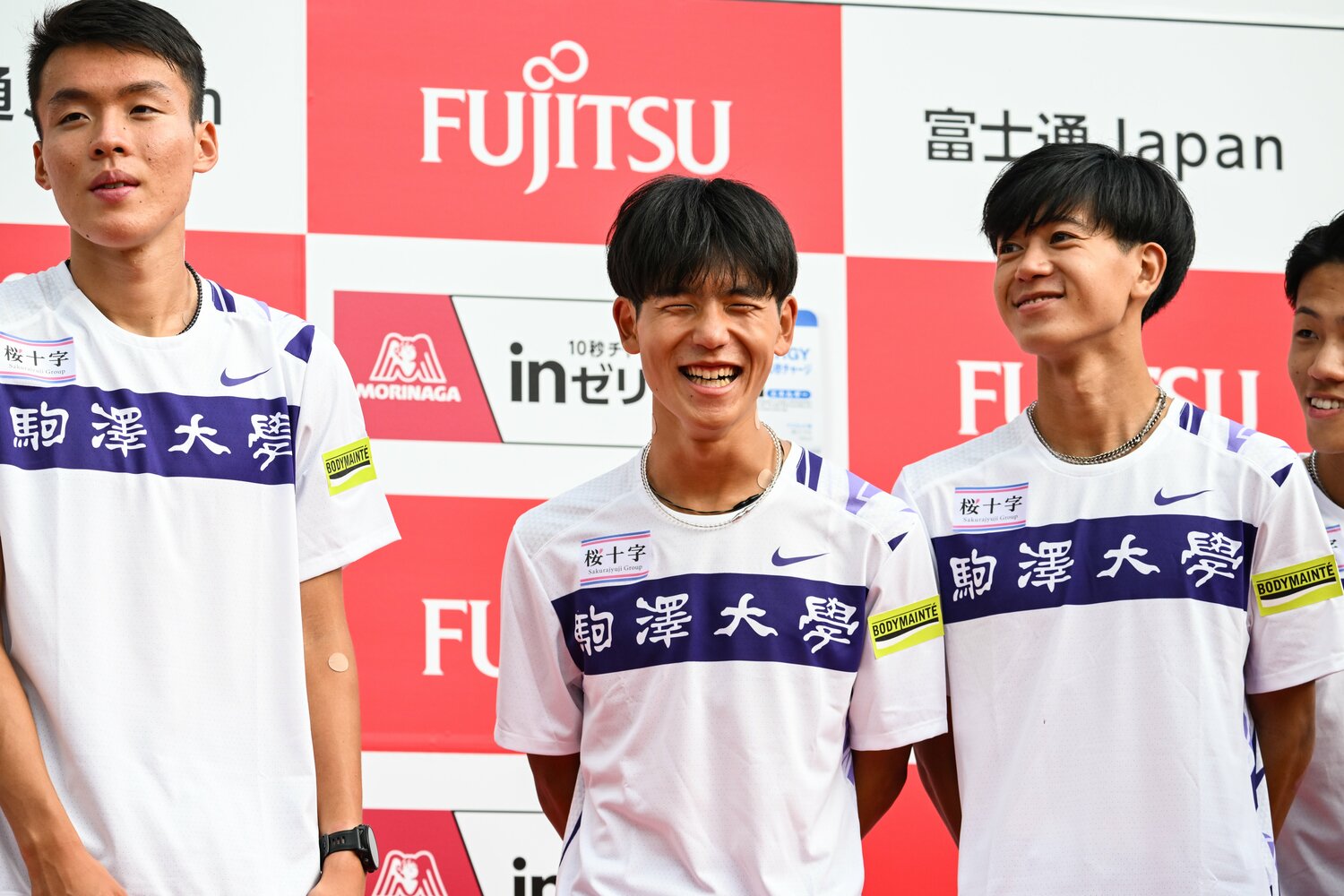 左から佐藤圭汰、山川拓馬、伊藤 ©Nanae Suzuki