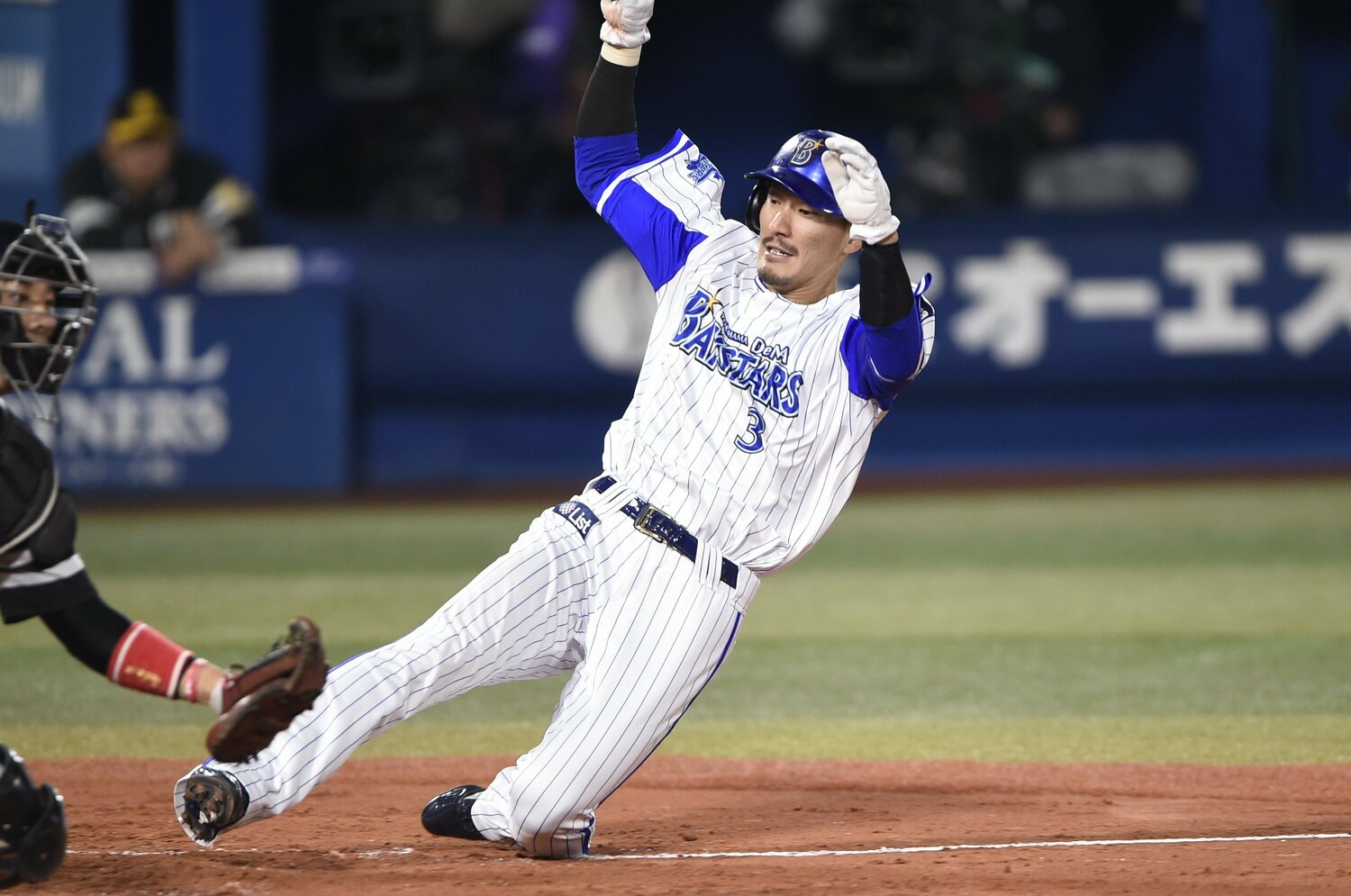 横浜時代から「走ること」にはこだわりを持っていた梶谷　©︎BUNGESHUJU