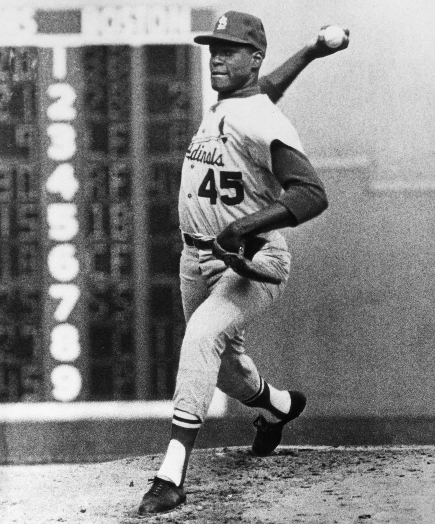 高田さんもビックリしたカージナルスのボブ・ギブソン　©︎JIJI PRESS