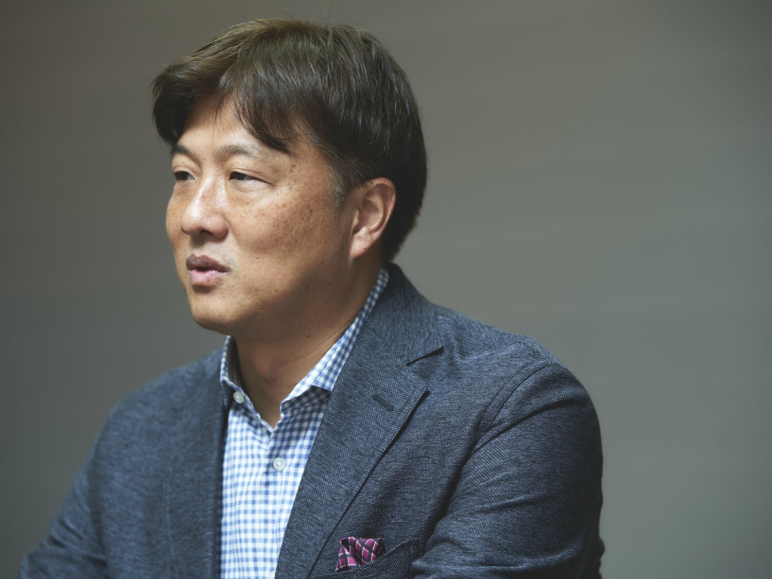 大谷について解説する岡島秀樹氏　©︎Yuki Suenaga