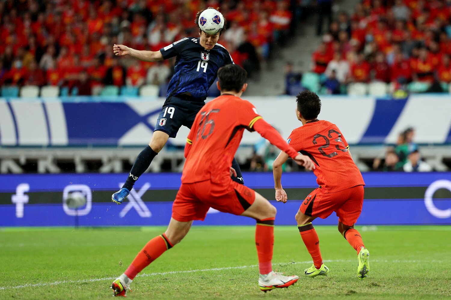 中国戦でのゴール　©Getty Images