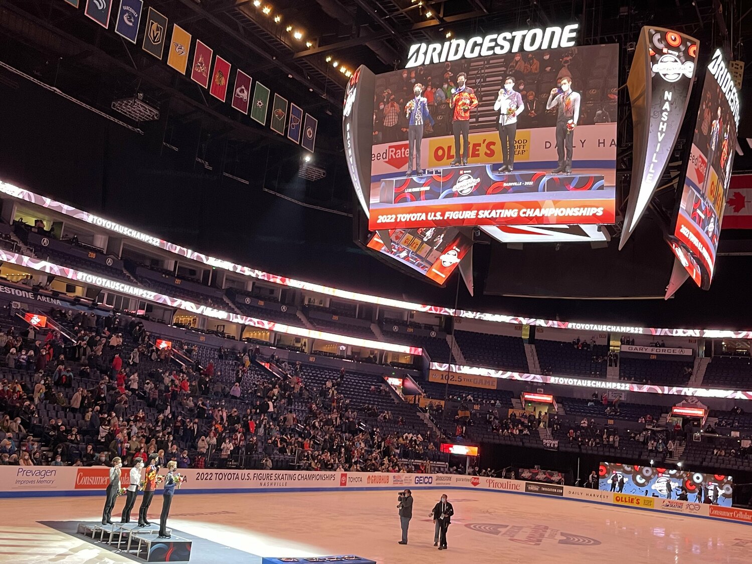 表彰式の様子。全米では伝統的に4位まで表彰される　©Akiko Tamura