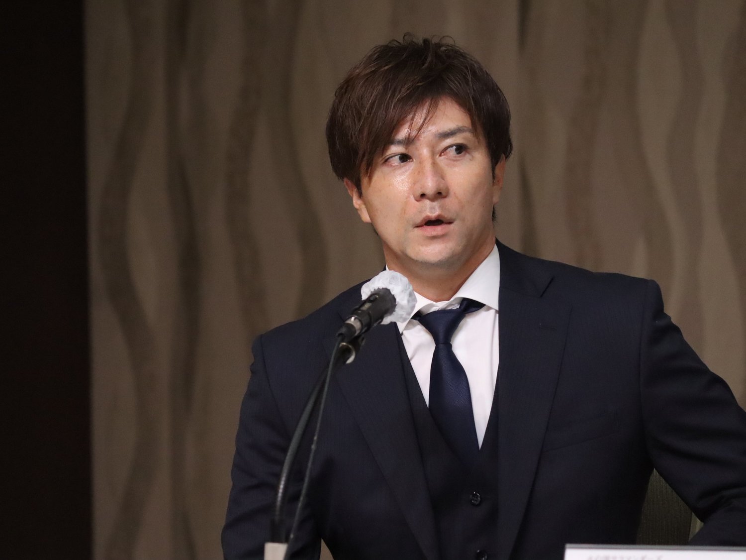 馬原コーチも会見に同席した　©Kou Hiroo