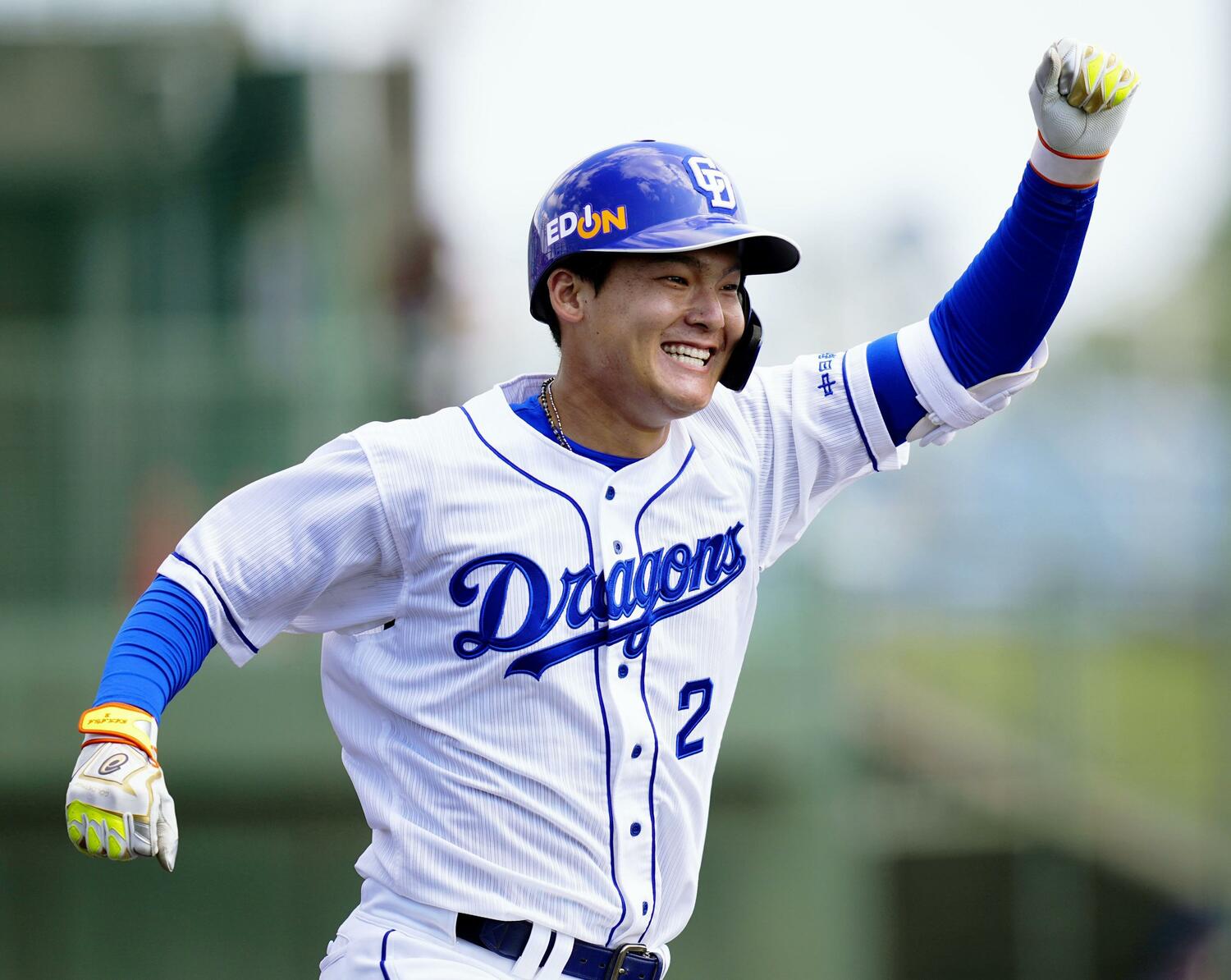 ブレイクが期待される中日・石川昂弥　©︎KYODO