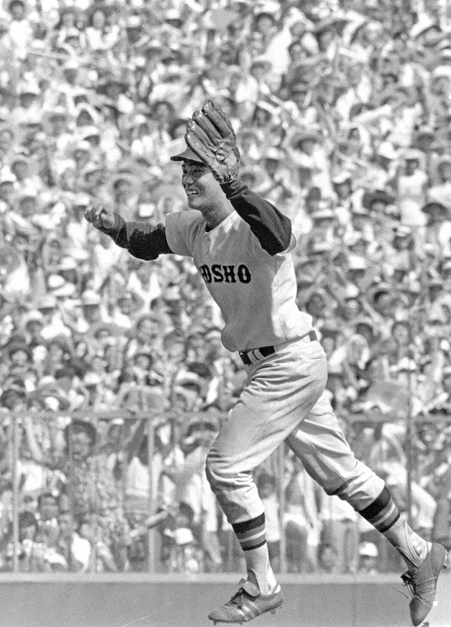 銚子商の優勝の立役者となったエース、土屋正勝投手　©︎JIJI PRESS