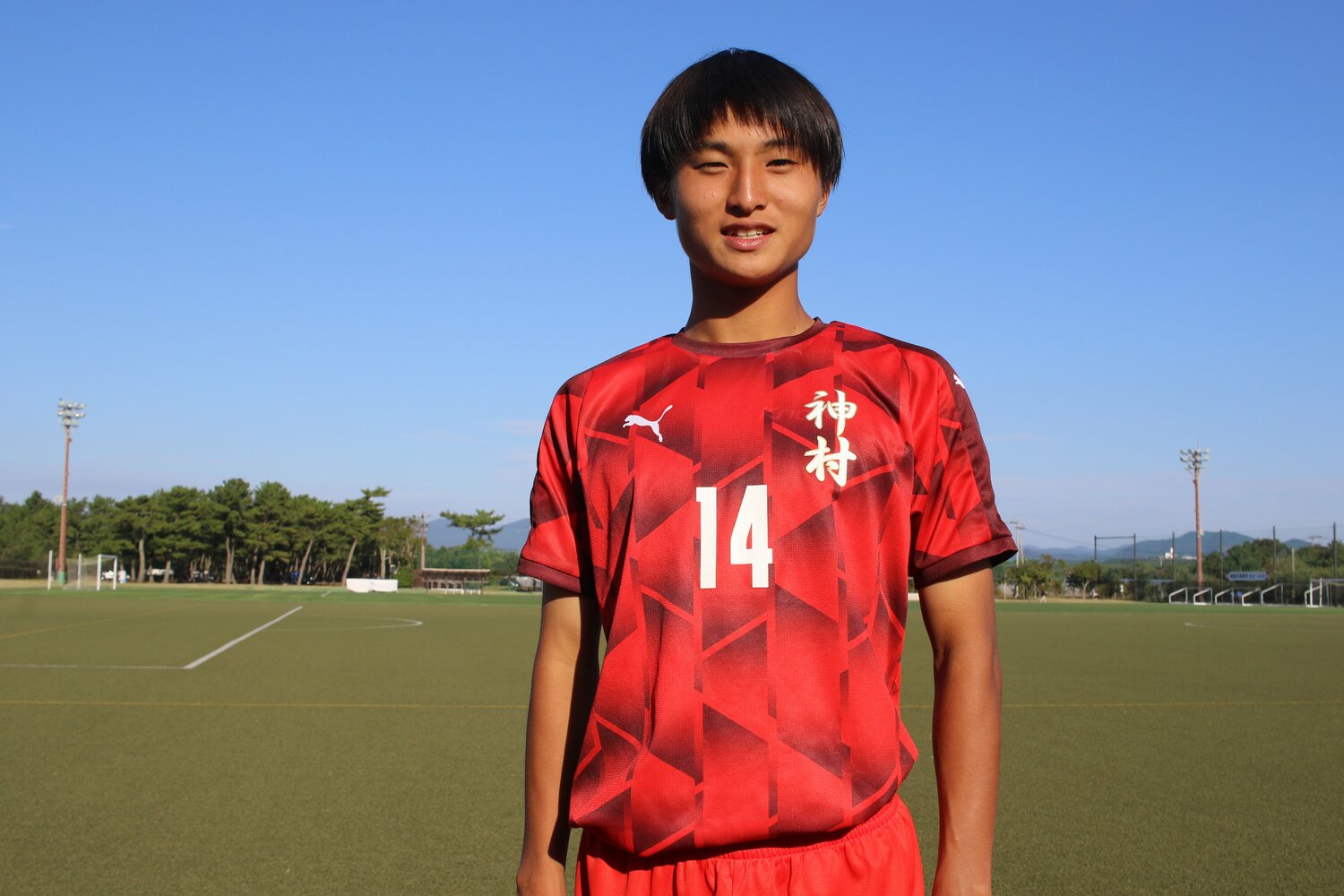 早くからJクラブで争奪戦が巻き起こっていた大迫塁（写真は高校1年）©︎Takahito Ando