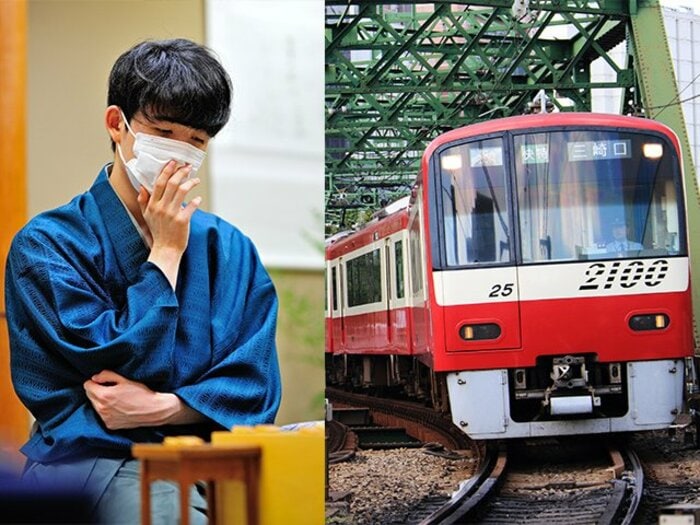 藤井聡太二冠は運転士になりたかったほど鉄道愛が深い… 高1の時に「青春18きっぷ」日帰り旅行、京急の「ドレミファインバータ」も好き＜Number Web＞ photograph by 日本将棋連盟／JIJI PRESS