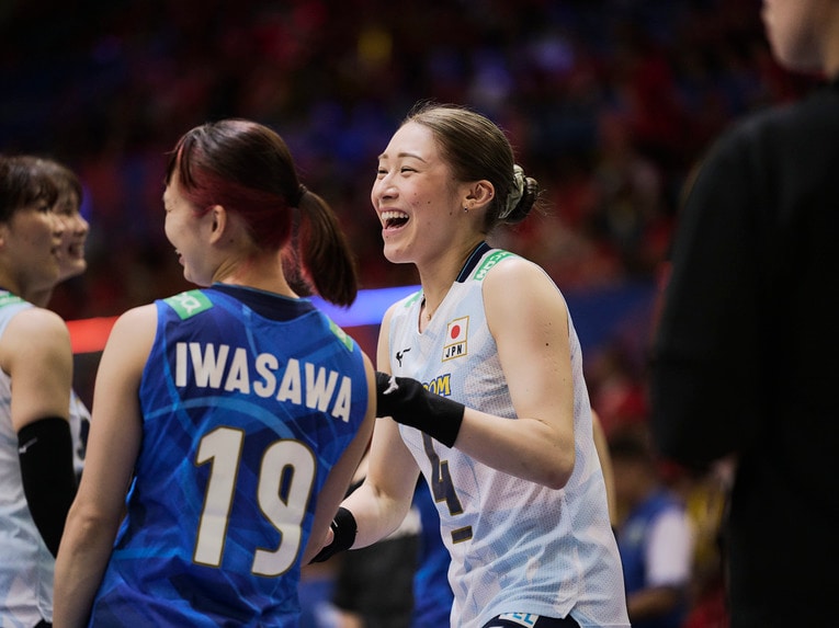 バレーボールネーションズリーグ 韓国戦　©︎Yuki Suenaga