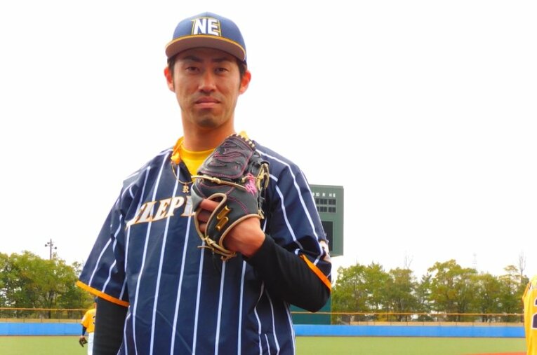 昨年11月に日本ハムから“ノンテンダー通告”を受けた秋吉亮。独立リーグで奮闘する現在の心境やNPBへの思いを聞いた ／ photograph by Haruka Sato