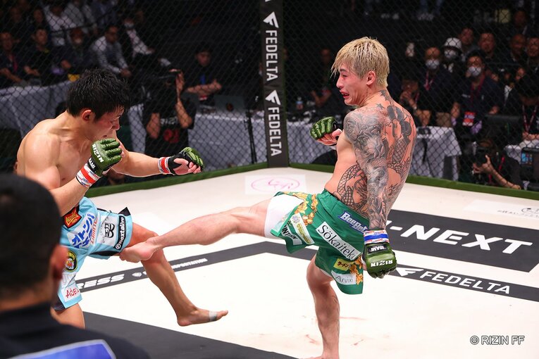 『RIZIN LANDMARK 5』斎藤裕vs平本蓮　©RIZIN FF