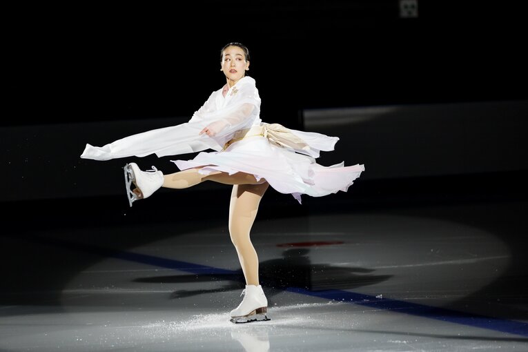 「MAO RINK」オープニングイベントに登場した浅田真央　©Kiichi Matsumoto
