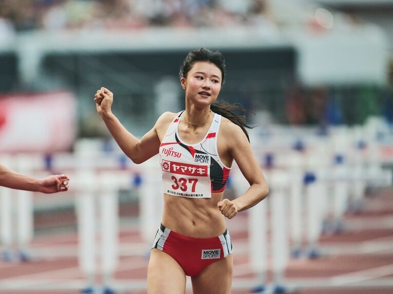 悲願の初優勝を果たした田中　©Yuki Suenaga