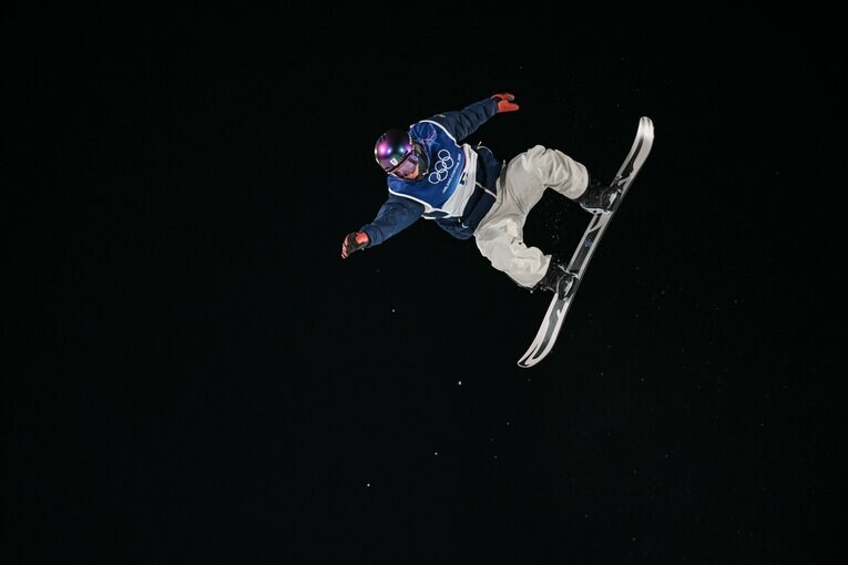 木村葵来が金メダル、木俣椋真が銀メダルを獲得した男子ビッグエア　©Nanae Suzuki／JMPA